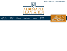 Tablet Screenshot of albemarleplantation.com